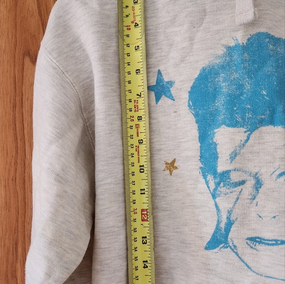 Bowie crop top hoodie, original - Picture 4 of 7